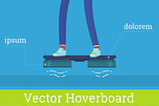Vector Hover board illustration