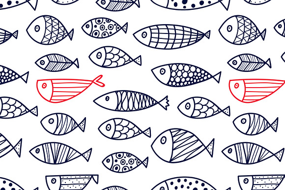 Fish! Fish! Fish! in Patterns - product preview 3