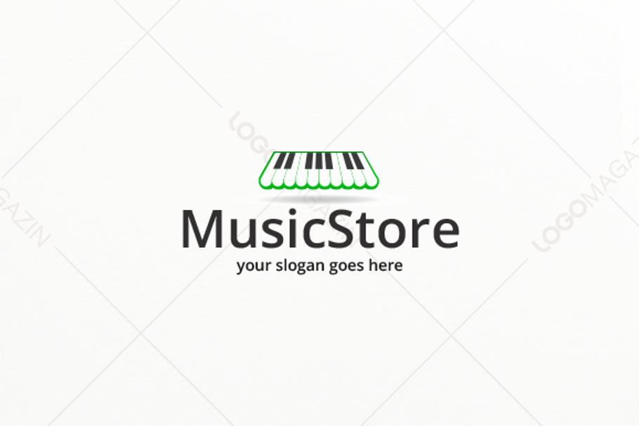 Music Store Logo template