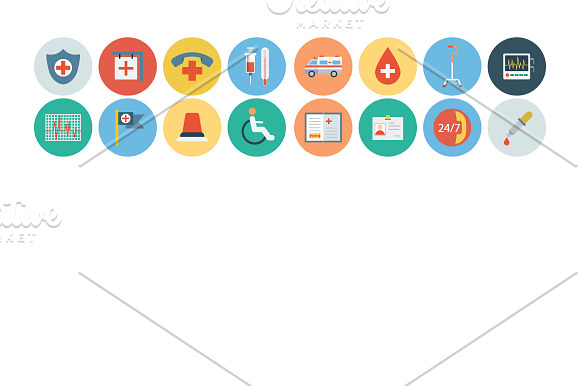 100+ Medical Flat Icons in Medical Icons - product preview 3