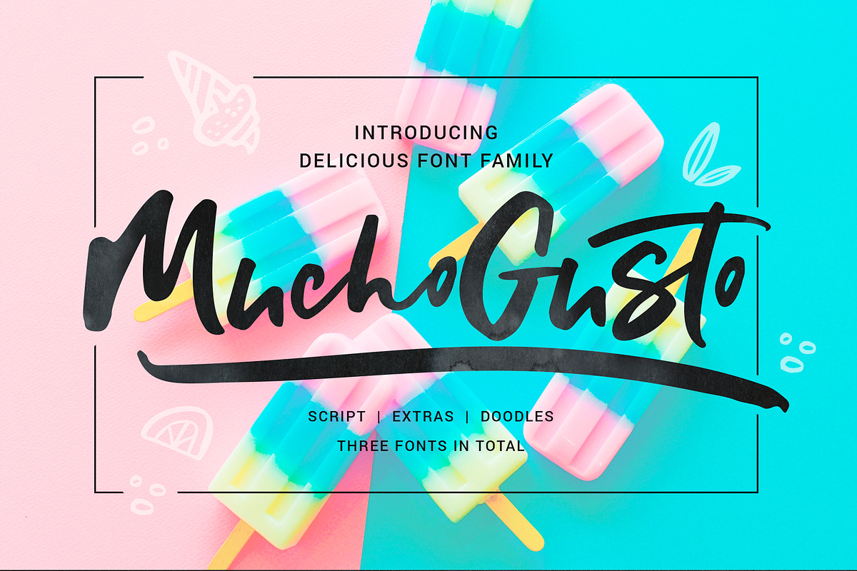 Mucho Gusto Font Family in Script Fonts - product preview 8