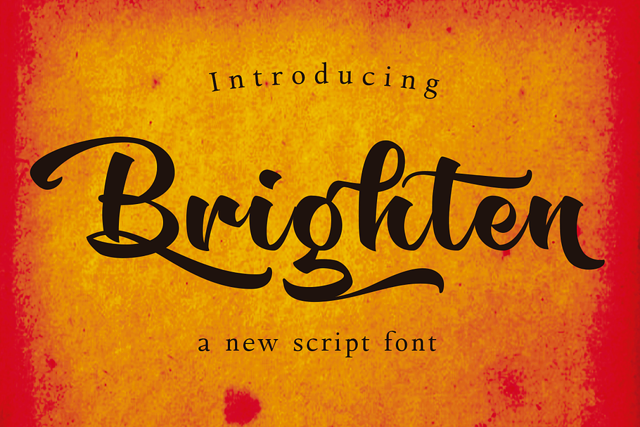 Brighten Round in Script Fonts - product preview 8