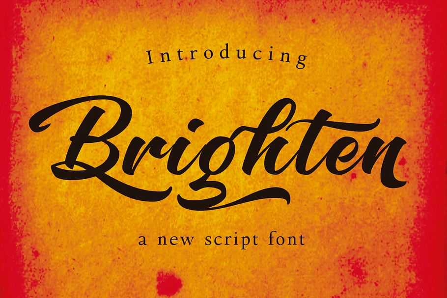Brighten Round Italic in Script Fonts - product preview 8