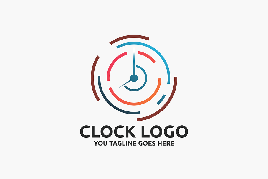 Clock Tech Logo in Logo Templates - product preview 8