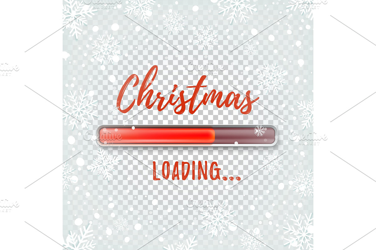 Christmas loading. Abstract design template. in Objects - product preview 8