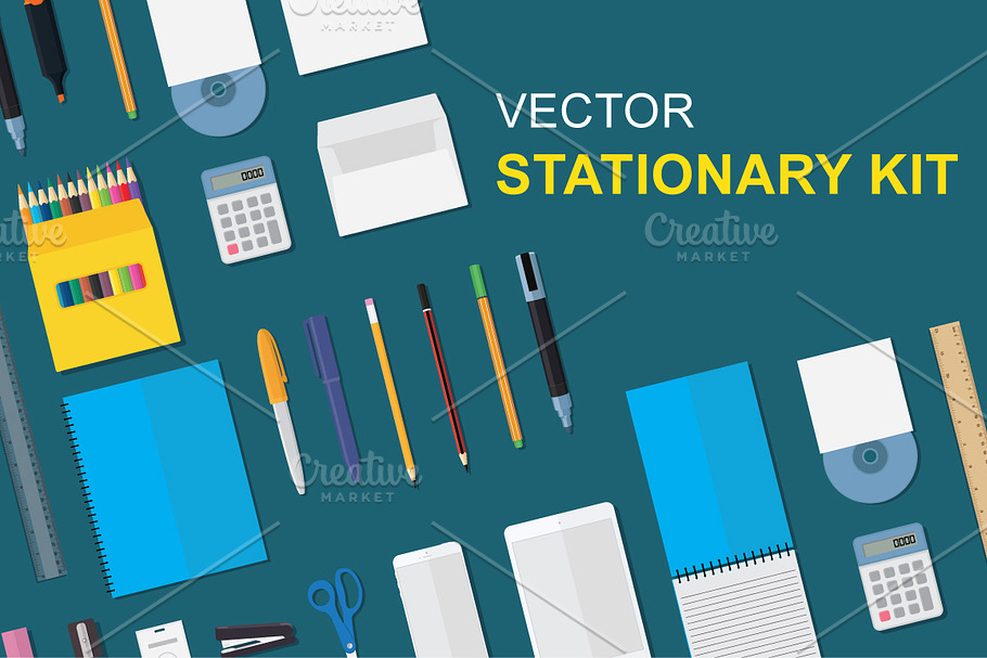 Vector stationary kit in Objects - product preview 8
