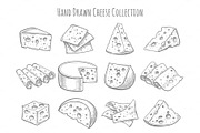 Cheese sketch set
