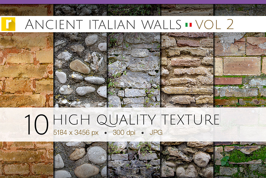 Ancient Italian Walls - Vol 2 in Textures - product preview 8