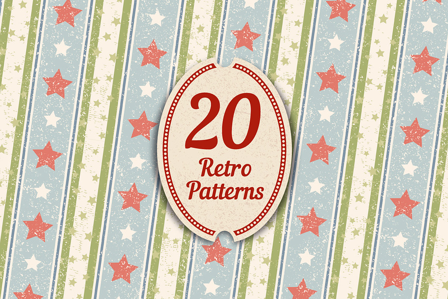 20 Retro Patterns in Patterns - product preview 8