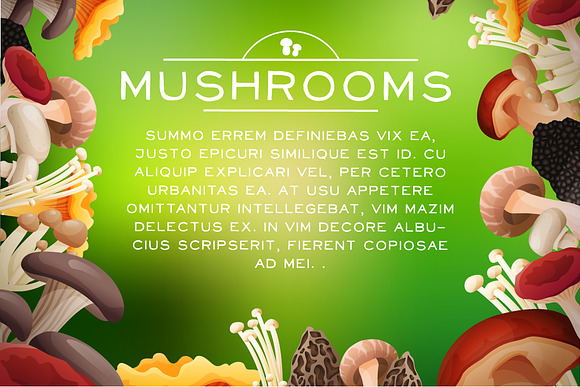 Edible Mushrooms in Objects - product preview 2