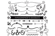 Doodle Clip Art for Typographers