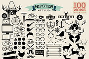 100 Hipster design elements