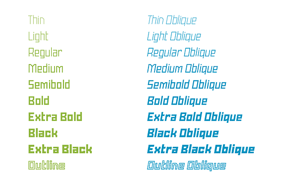 Powerlane Complete in Display Fonts - product preview 1