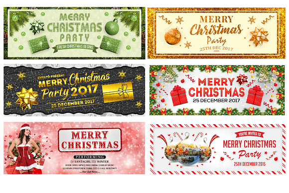 Merry Christmas Facebook Covers in Facebook Templates - product preview 13