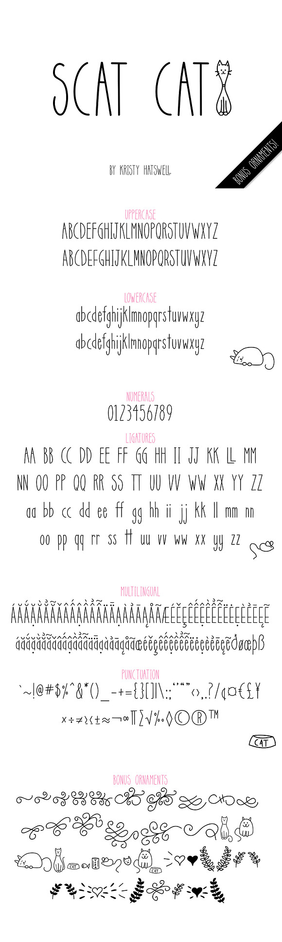 Scat Cat in Display Fonts - product preview 5