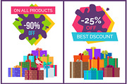 Best Discount on All Products Promotional Posters