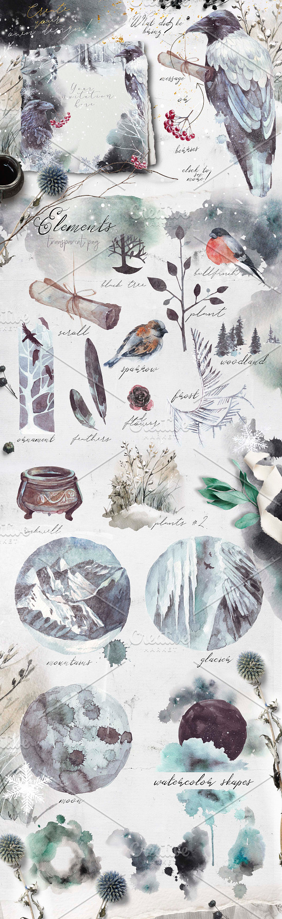Winter fall bundle. all in 1 in Illustrations - product preview 15