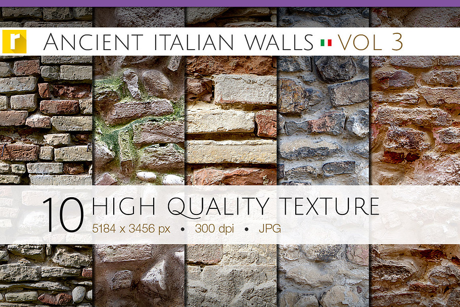 Ancient Italian Walls - Vol 3 in Textures - product preview 8