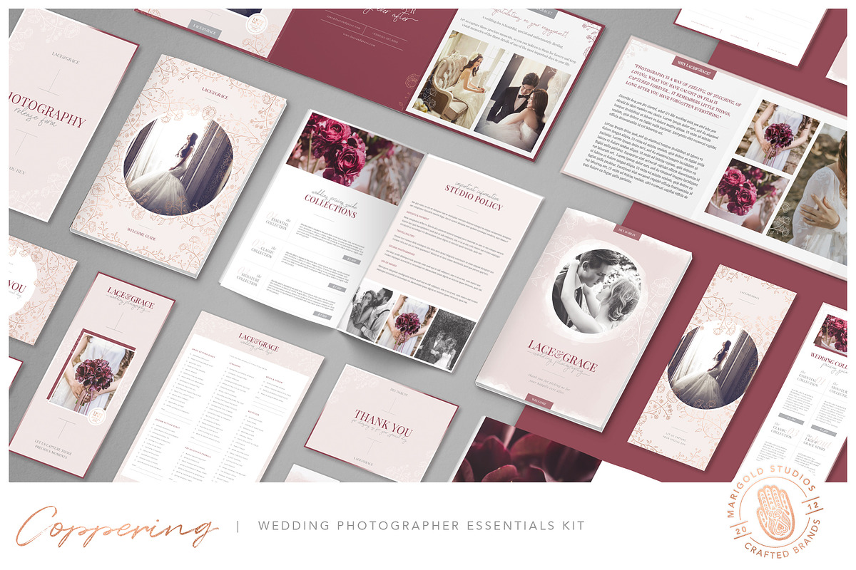 COPPERING | Wedding Photographer Kit in Stationery Templates - product preview 8