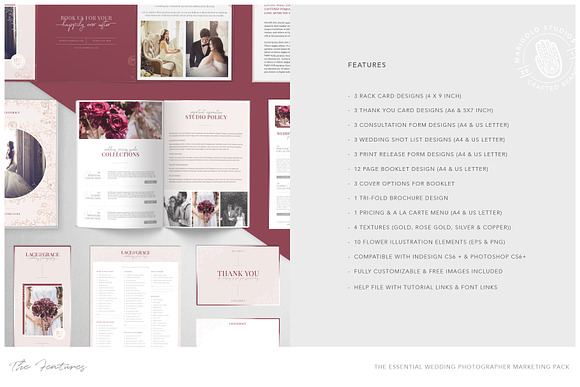 COPPERING | Wedding Photographer Kit in Stationery Templates - product preview 1