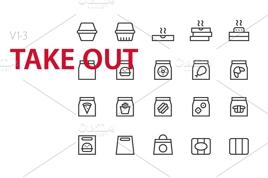 60 Take out UI icons in Icons - product preview 8