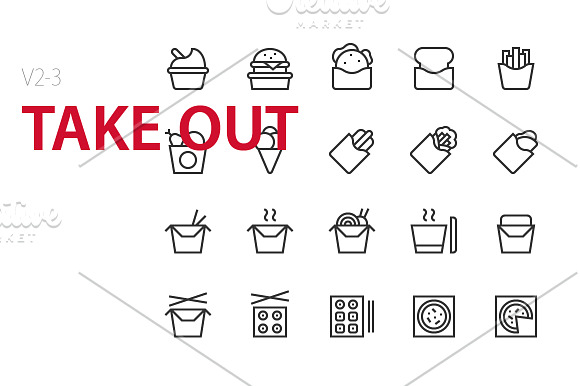60 Take out UI icons in Icons - product preview 1