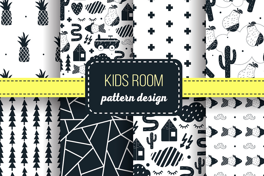 monochrom rids pattern in Patterns - product preview 8