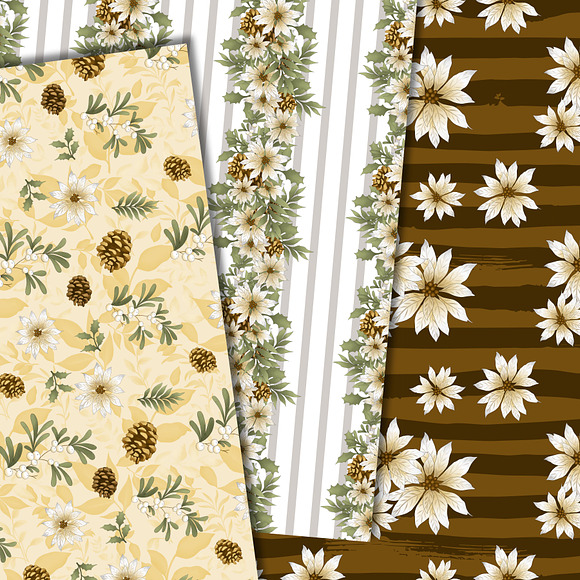 Winter deer papers in Patterns - product preview 3
