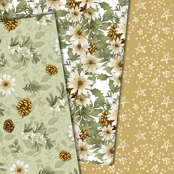 Winter deer papers in Patterns - product preview 4