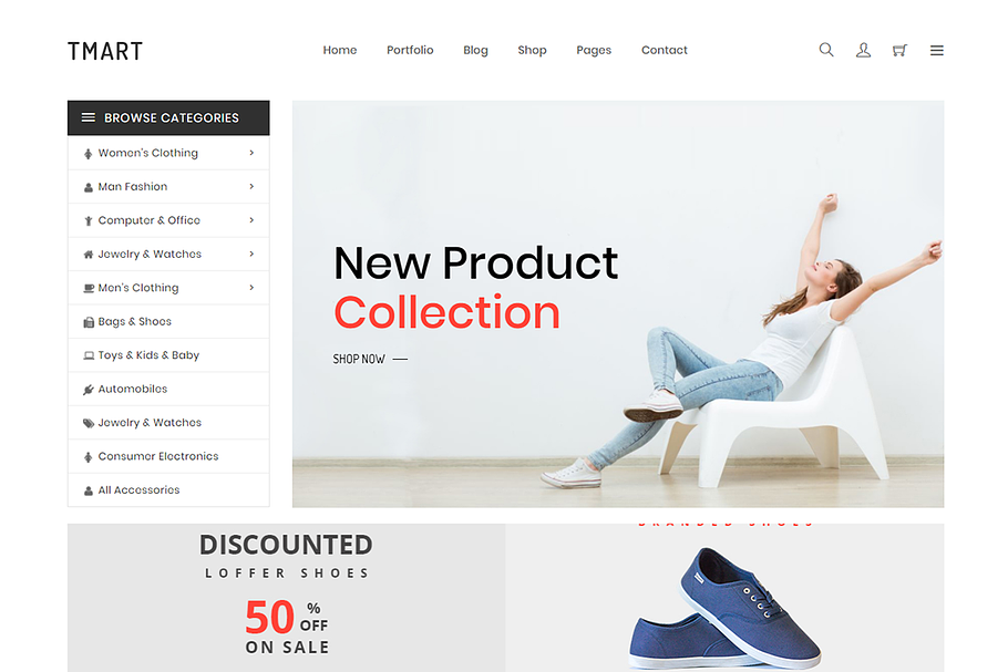 Tmart - Minimalist eCommerce HTML5 in Bootstrap Themes - product preview 8