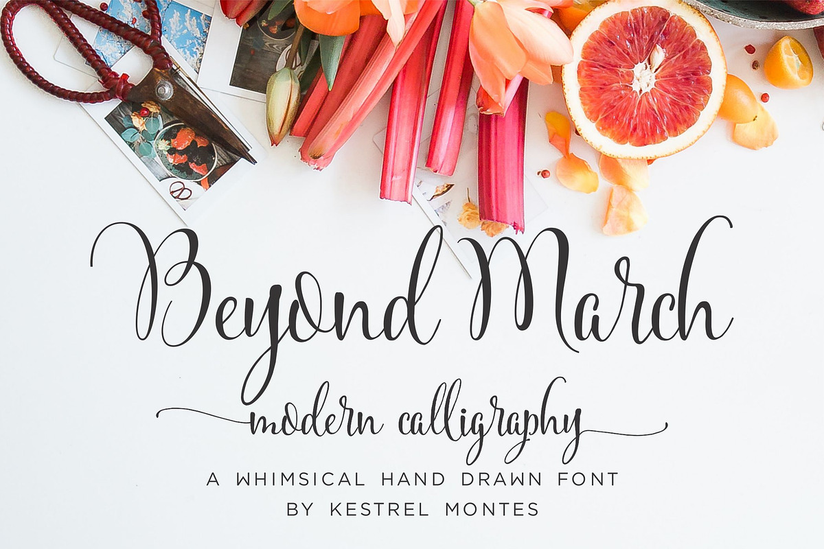 Beyond March Modern Calligraphy in Calligraphy Fonts - product preview 8