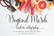 Beyond March Modern Calligraphy