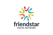 Friend Star Social Network Logo