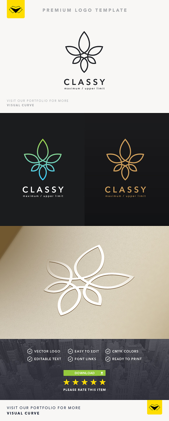 Classy Logo in Logo Templates - product preview 5