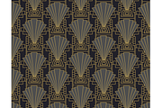 Art Deco style seamless pattern