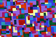 Abstract squares illustration