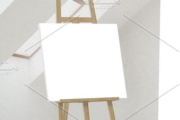 EASEL,  CABALLETE, MOCKUP, PSD, JPG in Print Mockups - product preview 1