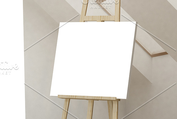 EASEL,  CABALLETE, MOCKUP, PSD, JPG in Print Mockups - product preview 6