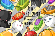 Kawaii Halloween Clipart