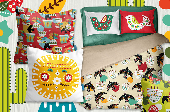Frida - Mexican folk kit in Illustrations - product preview 5