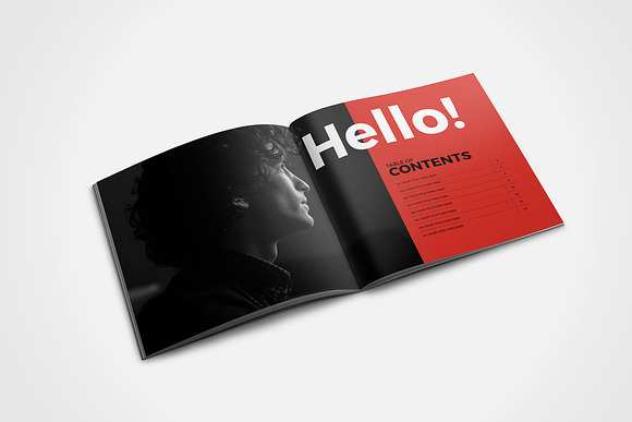 Corporate Square Brochure in Brochure Templates - product preview 1