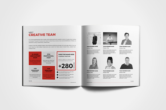 Corporate Square Brochure in Brochure Templates - product preview 5