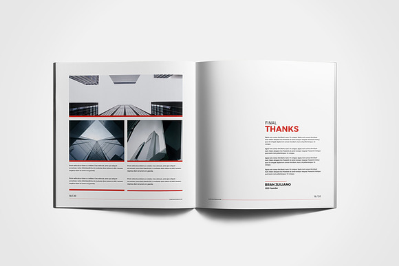 Corporate Square Brochure in Brochure Templates - product preview 6