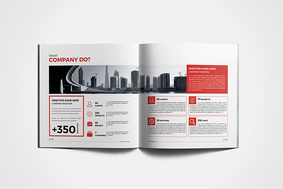 Corporate Square Brochure in Brochure Templates - product preview 7