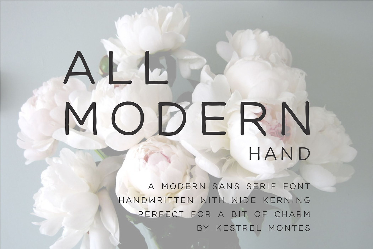 All Modern Hand in Modern Fonts - product preview 8