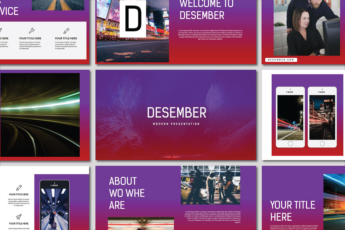 Desember Powerpoint Template in PowerPoint Templates - product preview 8