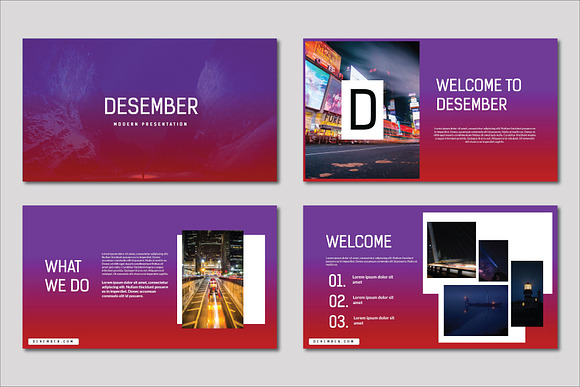 Desember Powerpoint Template in PowerPoint Templates - product preview 1