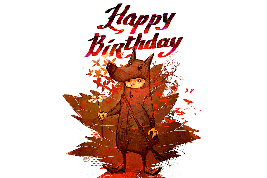 Happy birthday! in Illustrations - product preview 8