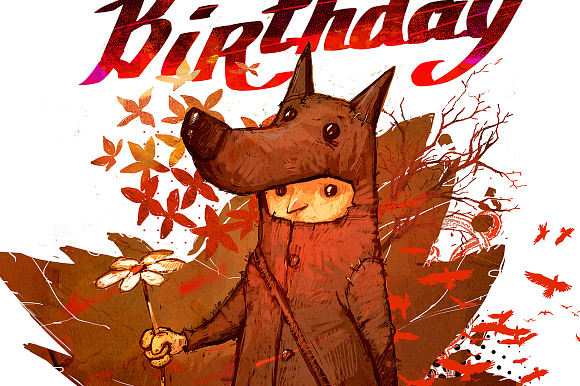 Happy birthday! in Illustrations - product preview 1
