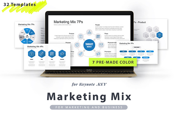 Marketing Mix Keynote Template in Keynote Templates - product preview 4